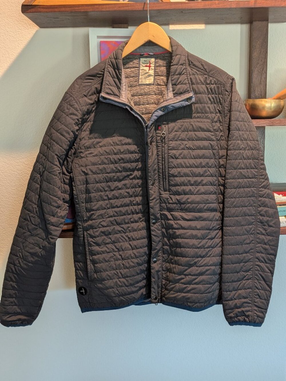 Relwen Winzip Jacket Gray Size Medium